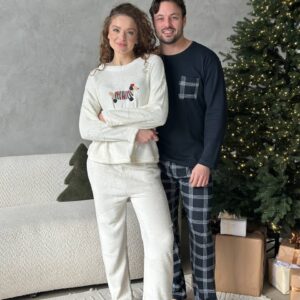 Затишна піжама: кофта + штани ❤️ [DO3906]
