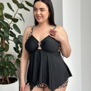 Елегантний купальник танкіні PLUS SIZE [SW3485]