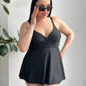 Елегантний купальник танкіні для plus size [SW3615]