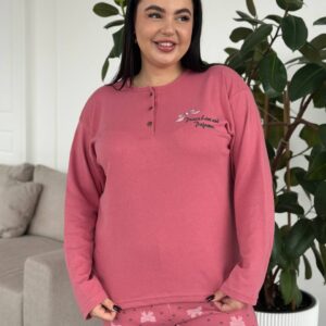 PLUS SIZE піжама/домашній костюм: кофта + штани 4XL [DO3891/1]