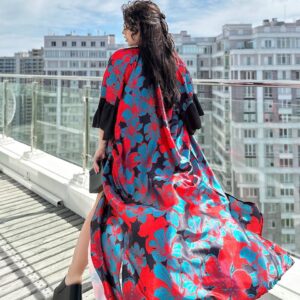 Універсальна туніка з атласного шовку [SW653]